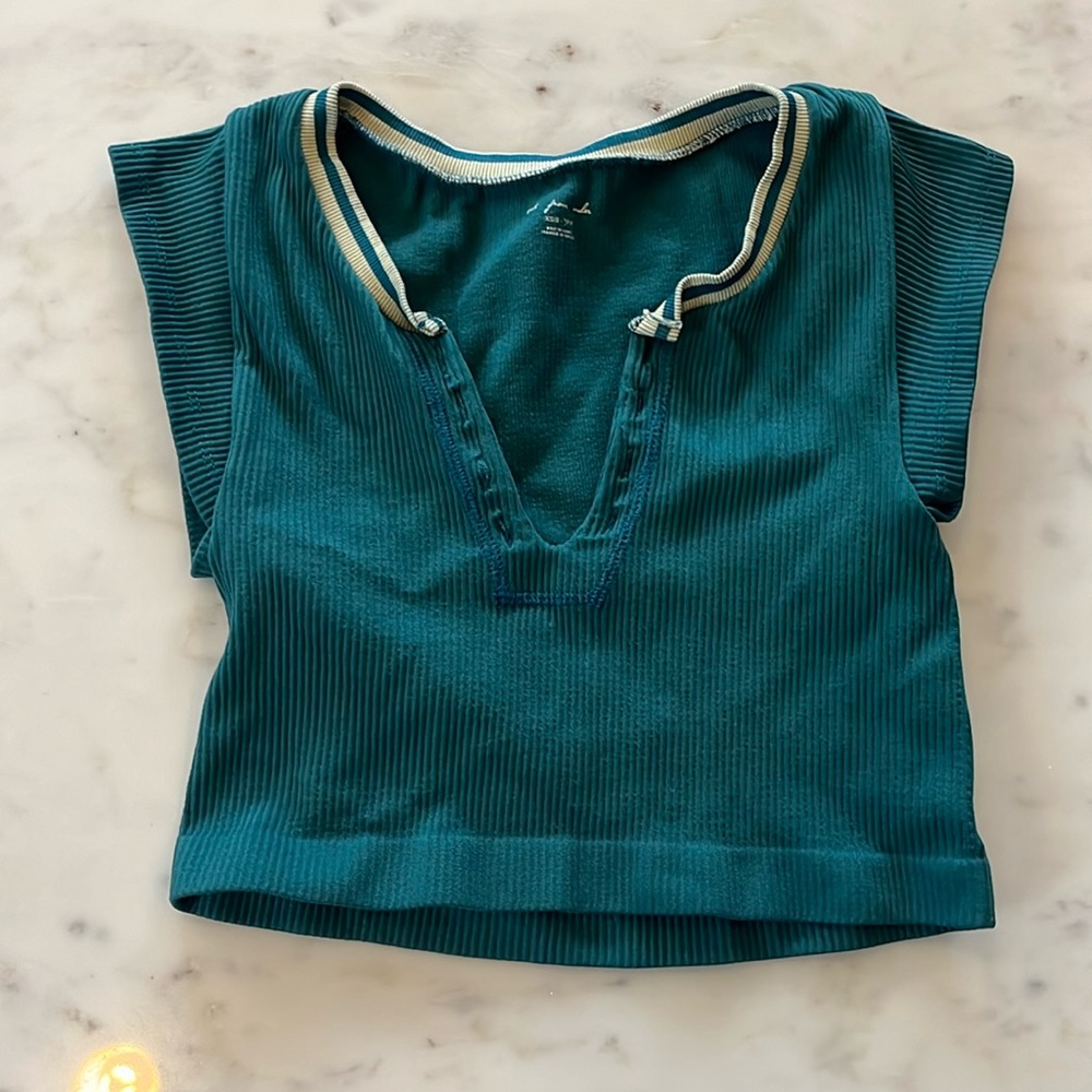 Urban Outfitters Go for Gold top